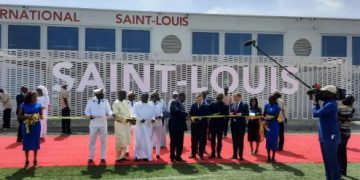 Cérémonie d’achèvement de la reconstruction de l’aéroport de Saint-Louis par la société tchèque TRANSCON