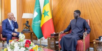 Visite du président de la caf à Dakar